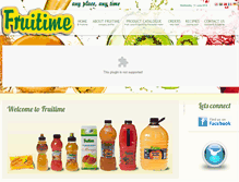 Tablet Screenshot of fruitime.co.za